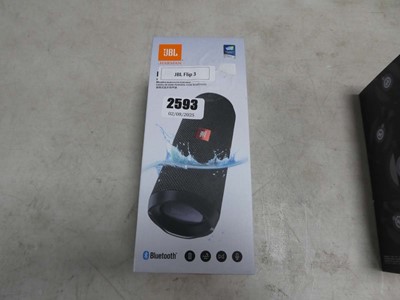 Lot 2593 - Boxed JBL Flip 4 portable Bluetooth speaker