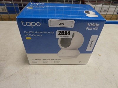 Lot 2594 - Sealed boxed Tapo pan/tilt WIFI home security...