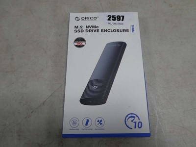 Lot 2597 - Orico Nvme SSD Drive Enclosure