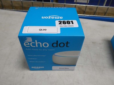 Lot 2601 - Boxed Amazon Echo Dot 3rd Gen smart speaker