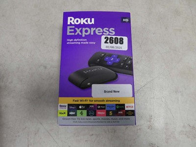 Lot 2608 - Sealed Roku Express Streaming Player