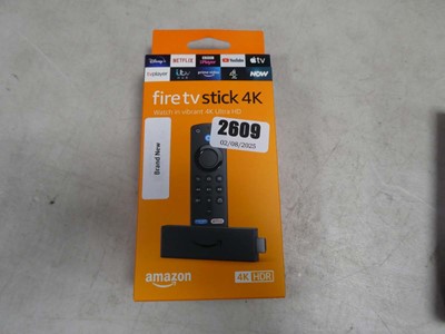 Lot 2609 - Sealed Amazon Fire TV Stick 4K 3rd Gen