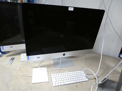 Lot 2727 - Apple iMac A1419, with keyboard and track pad