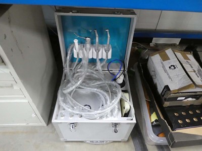 Lot 2729 - Dental machine in travel case