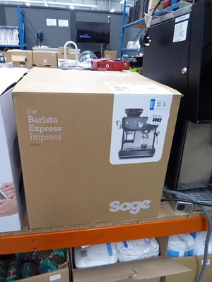 Lot 3002 - Sage Barista Express Impress coffee machine,...