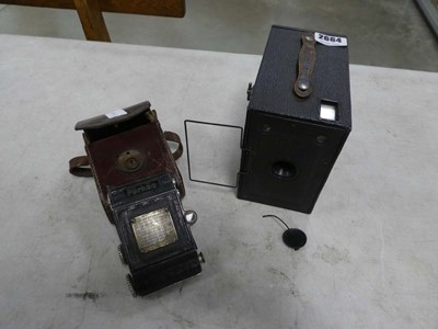 Lot 2664 - Two vintage film equipment including Perkeo...