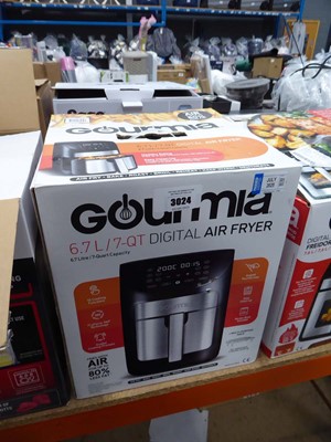 Lot 3024 - Gourmia digital air fryer 6.7L, boxed