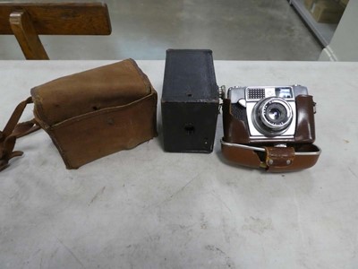 Lot 2670 - No.2 Brownie vintage camera and AGFA film camera
