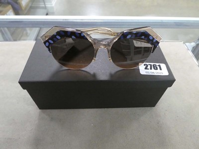 Lot 2761 - (2) Pair of Bvlgari sunglasses