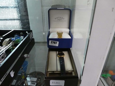 Lot 2797 - 2 watches, one rotary, one Lassale by Seiko