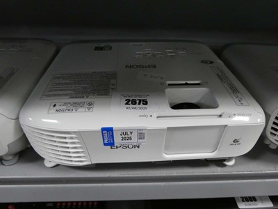 Lot 2675 - Epson EBX39 projector