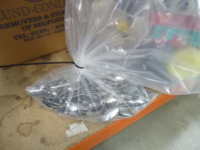 Lot 3034 - Bag containing a loose assortment of cutlery...