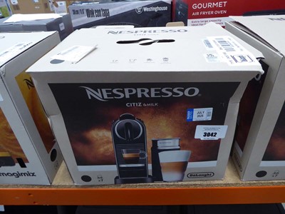 Lot 3042 - Nespresso Citiz & milk coffee machine, boxed
