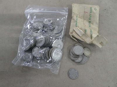 Lot 2819 - Bag of mainly pre 1947 silver coins