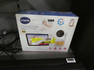 Lot 2684 - Boxed VTech 7" Smart Wi-Fi baby monitor