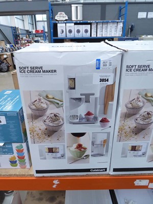 Lot 3054 - Cuisinart soft serve ice cream maker, boxed