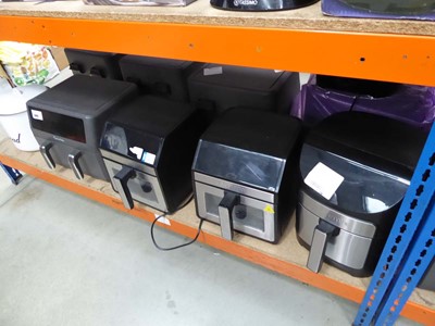 Lot 3060 - Under bay containing 3 Gourmia digital air...