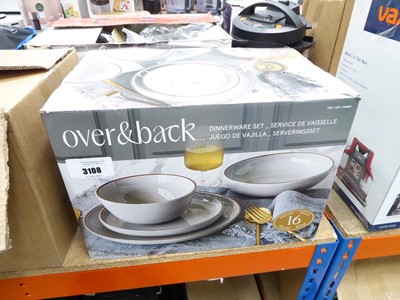 Lot 3108 - Over&Back dinnerware set, boxed