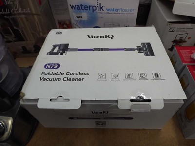 Lot 3081 - VacniQ N79 foldable cordless vacuum cleaner,...
