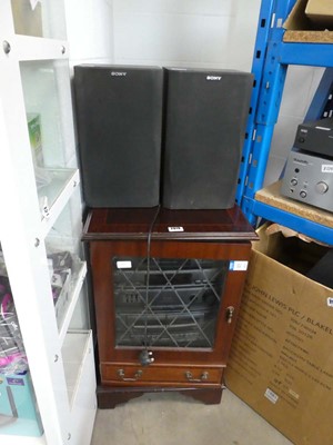 Lot 2978 - Sony stacking system in cabinet to include...