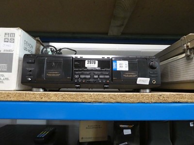 Lot 2979 - Stereo dual cassette deck player
