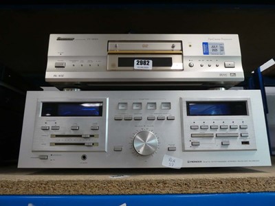 Lot 2982 - Pioneer pure cinema progressive DVD player and...
