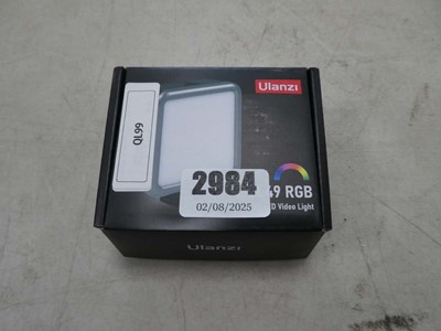Lot 2984 - 49RGB video light