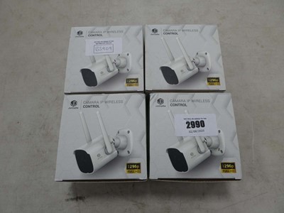 Lot 2990 - 4 Jottade wireless security cameras