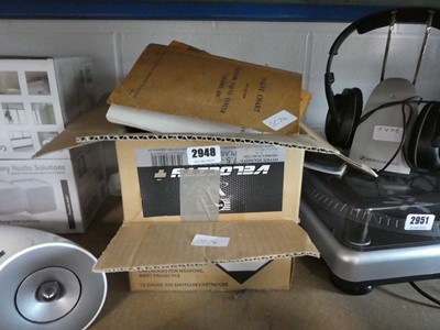 Lot 2948 - 2 boxes containing valves for amps, valve...