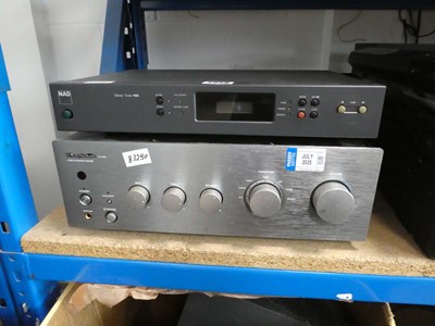 Lot 2958 - NAD tuner and Wharfedale integrated amp.