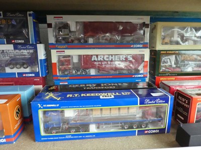 Lot 2924 - 5 Corgi 1.50 boxed collectable haulage trucks...