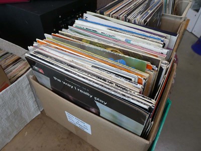 Lot 2879 - 4 boxes of assorted vinyl LP's to include The...
