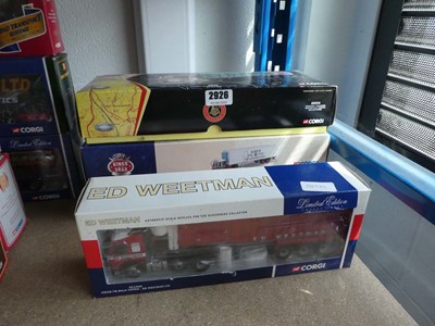 Lot 2926 - 4 collectable Corgi haulage trucks scale 1.50