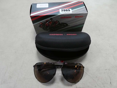 Lot 2965 - Boxed pair of Ducati Carrera sunglasses