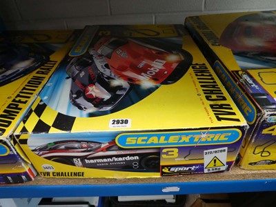 Lot 2930 - Boxed Scalextric TVR Challenge race track