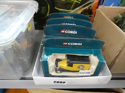 Lot 2888 - 4 Corgi Motoring Memories collectible delivery...