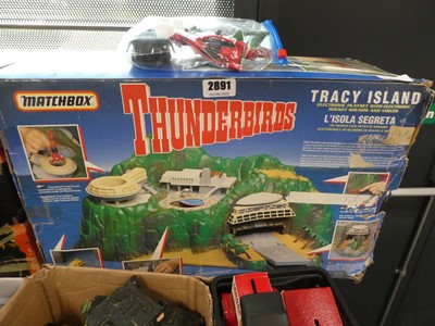 Lot 2891 - Boxed Matchbox Thunderbirds Tracy Island with...