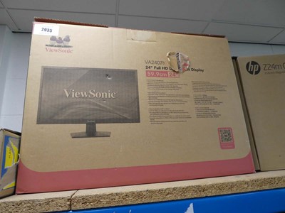 Lot 2935 - Boxed Viewsonic 59.9cm screen