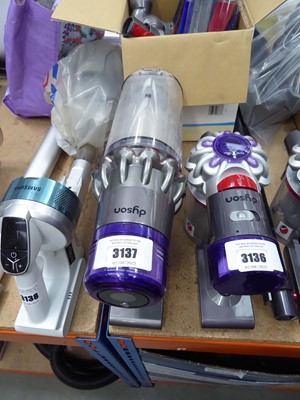 Lot 3137 - Handheld Dyson V11 vacuum cleaner, with pole...