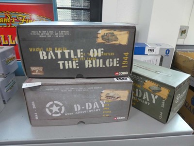 Lot 2902 - 3 Corgi D-Day 60th Anniversary collectible...