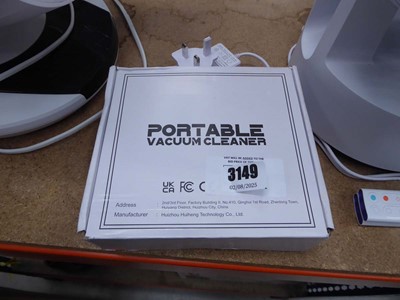 Lot 3149 - Mini portable vacuum cleaner