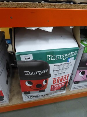 Lot 3152 - Henry Micro vacuum cleaner with box
