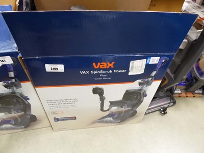 Lot 3169 - Vax Spin Scrub Power Plus Carpet Washer