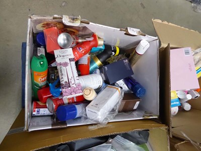 Lot 3181 - Box of toiletries and cosmetics