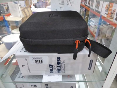 Lot 3188 - Boxed Sharper Image massage gun, plus 1 unboxed