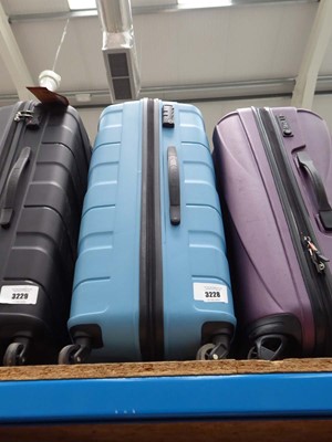 Lot 3228 - Large hard shell American Tourister suitcase