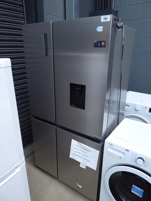 Lot 3202 - HiSense American Style fridge freezer