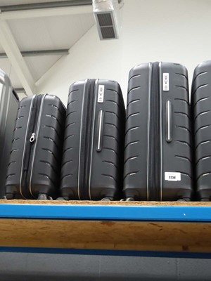 Lot 3238 - 3 The Rock hard shell suitcases