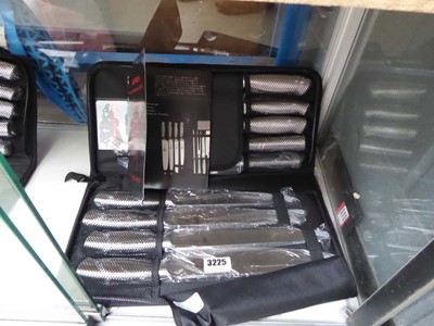 Lot 3225 - Samurai Japan triple hardened steel knife set