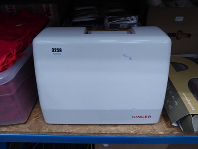 Lot 3259 - Singer sewing machine with pedal